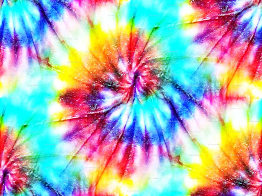 Vibrant tie-dye pattern with swirling rainbow colors. — Tie Dye Background