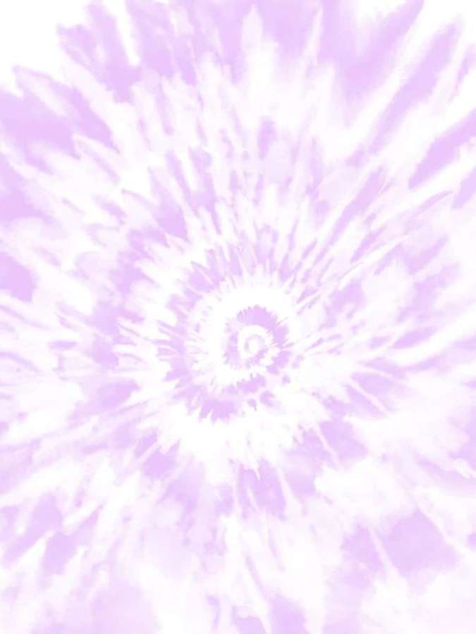 Padrão espiral suave de lavanda e branco irradiando para fora em um design abstrato calmante. — Tie Dye roxo Papéis de Parede