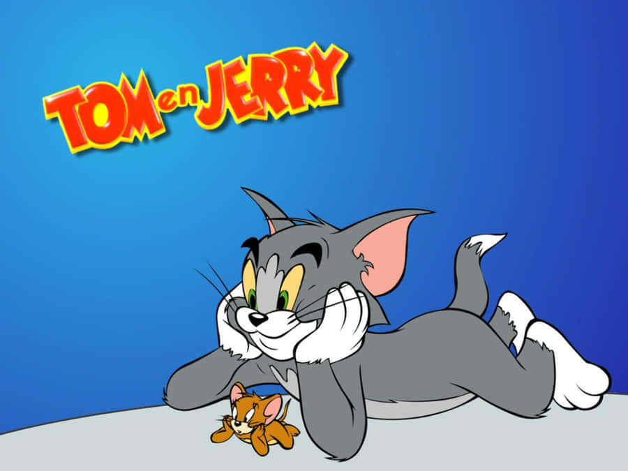 Tom En Jerry Grappig Achtergrond