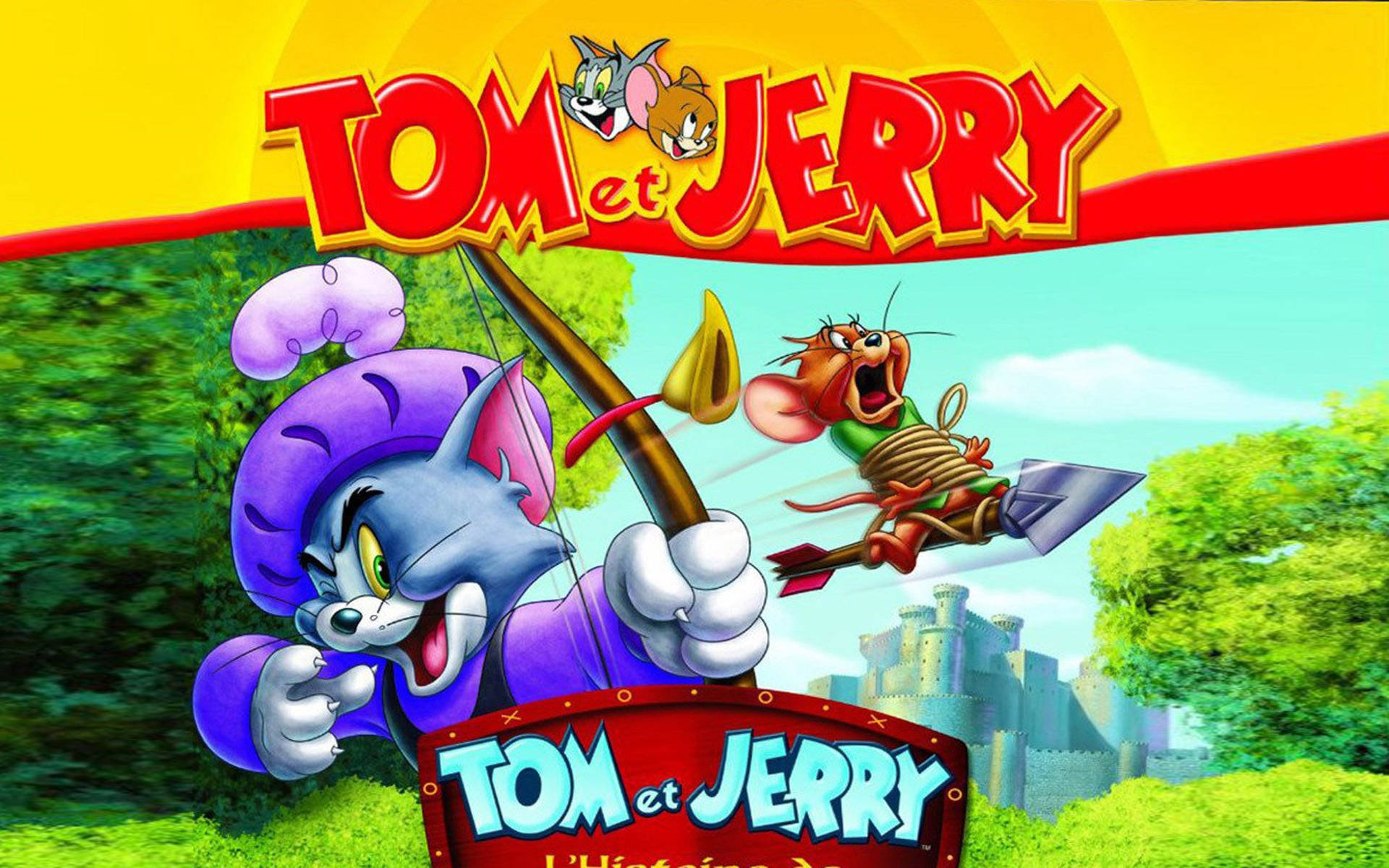 Tom Och Jerry Tecknad Wallpaper