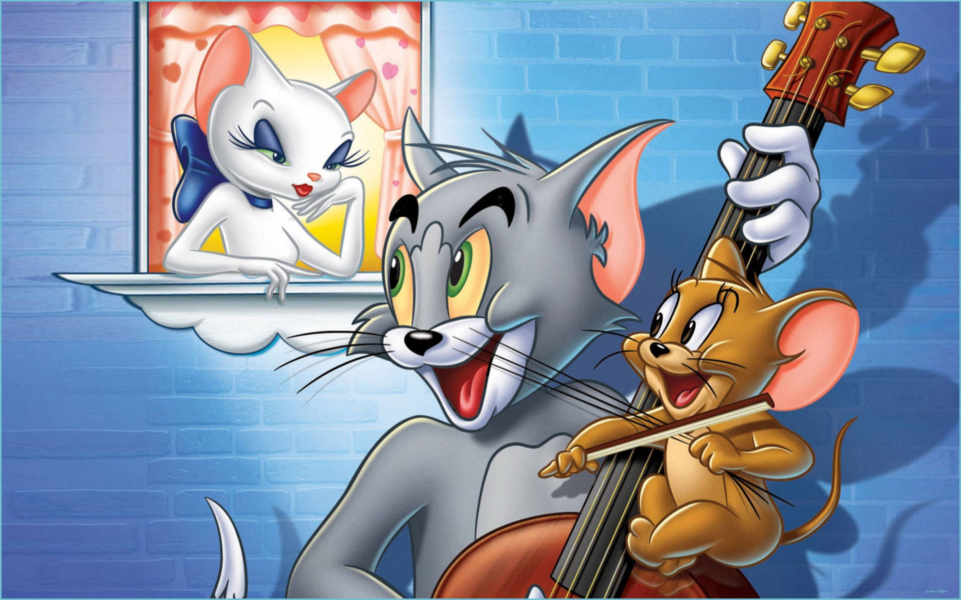 Tom Og Jerry Tegneserie Baggrunde
