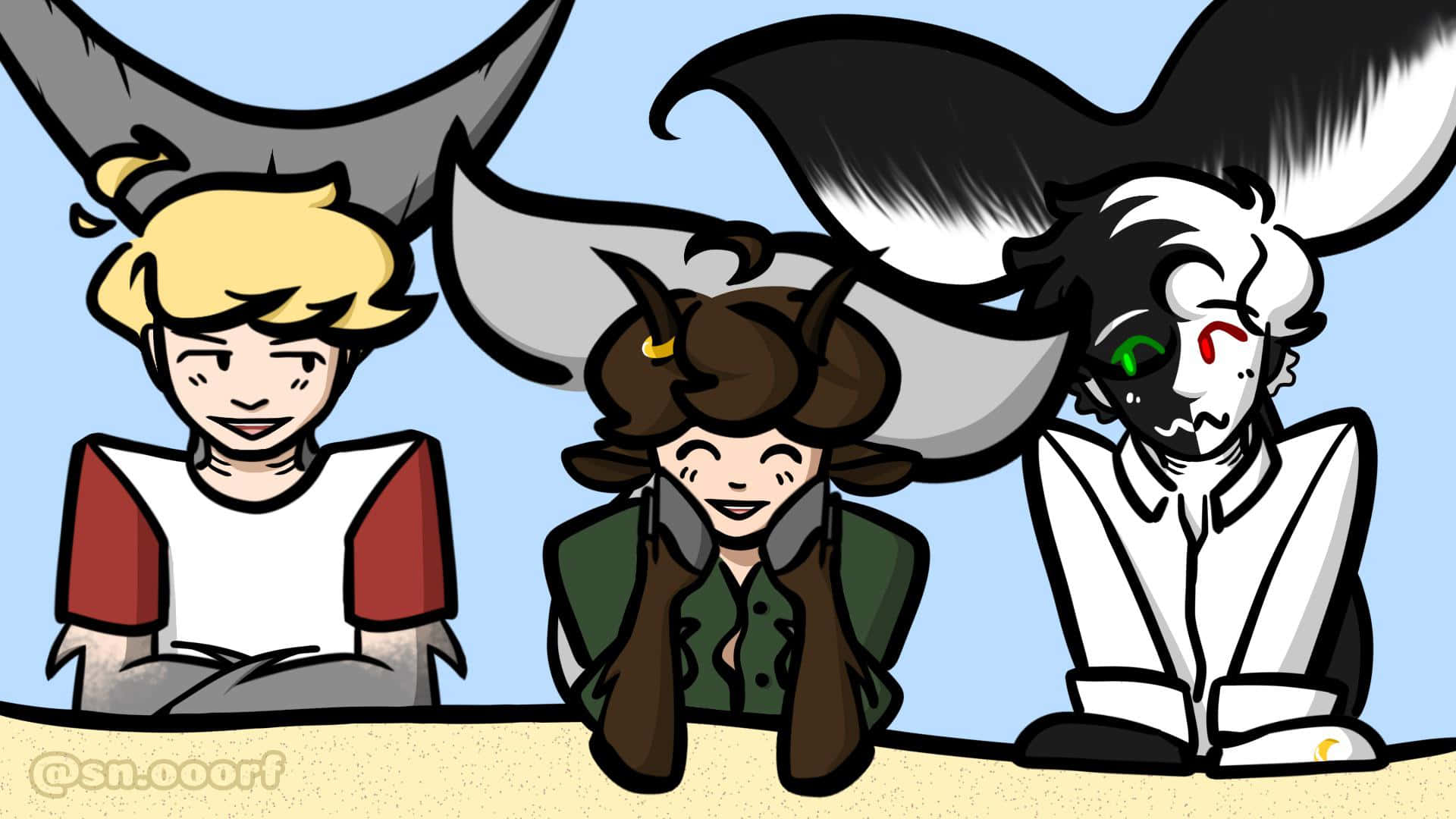 Tommy Og Turbo Bakgrunnsbildet