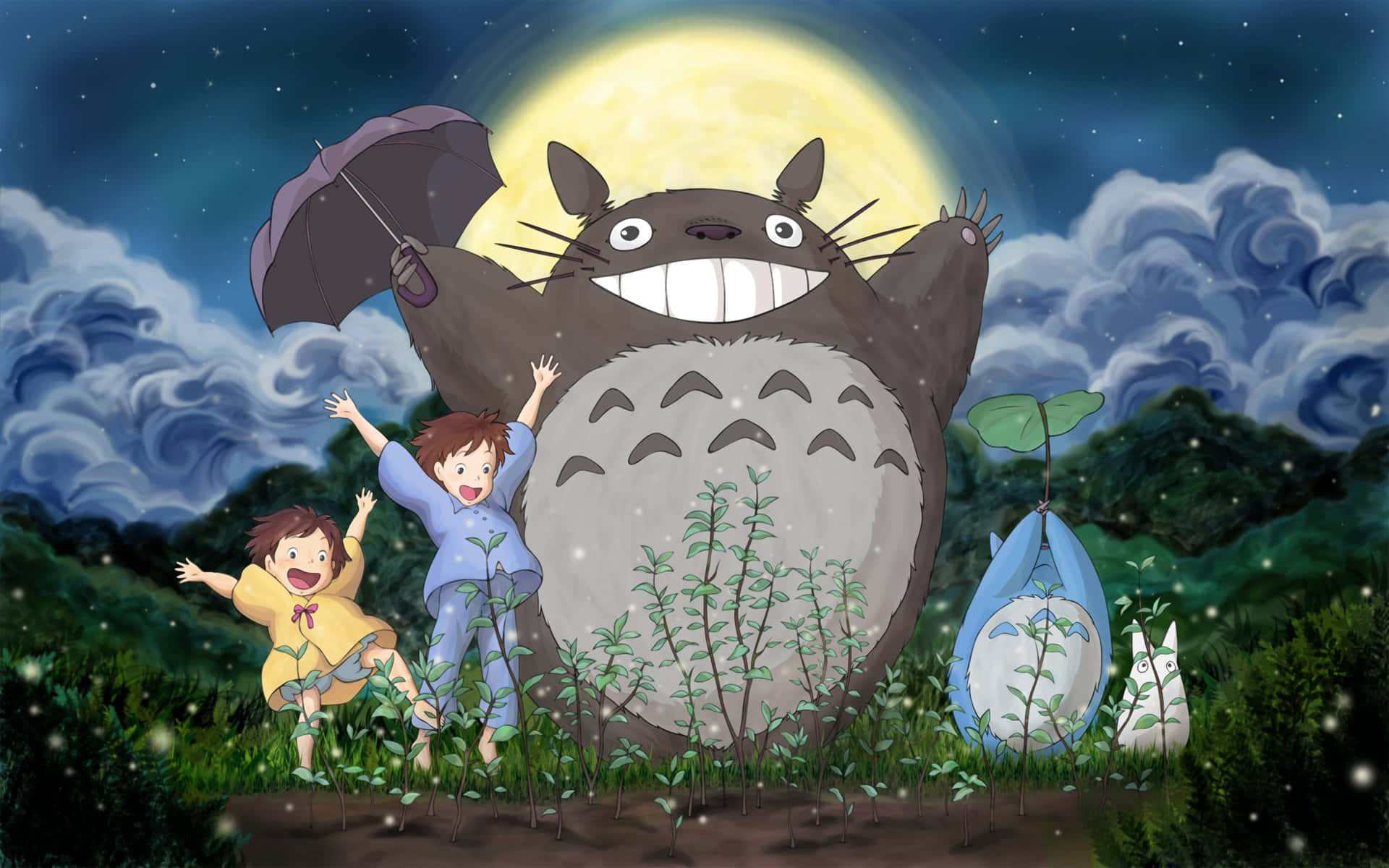 Totoro Estético Fondo de pantalla