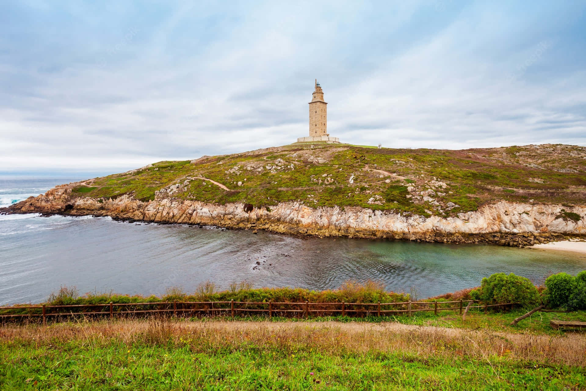 Tower Of Hercules Bakgrunnsbildet