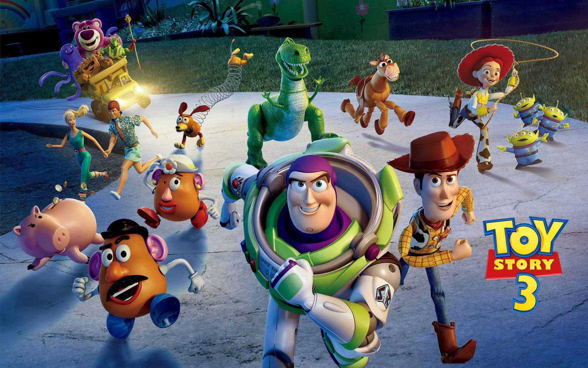 DISNEY/PIXAR TOY STORY 3 POSTER - Cast Of Characters With Their