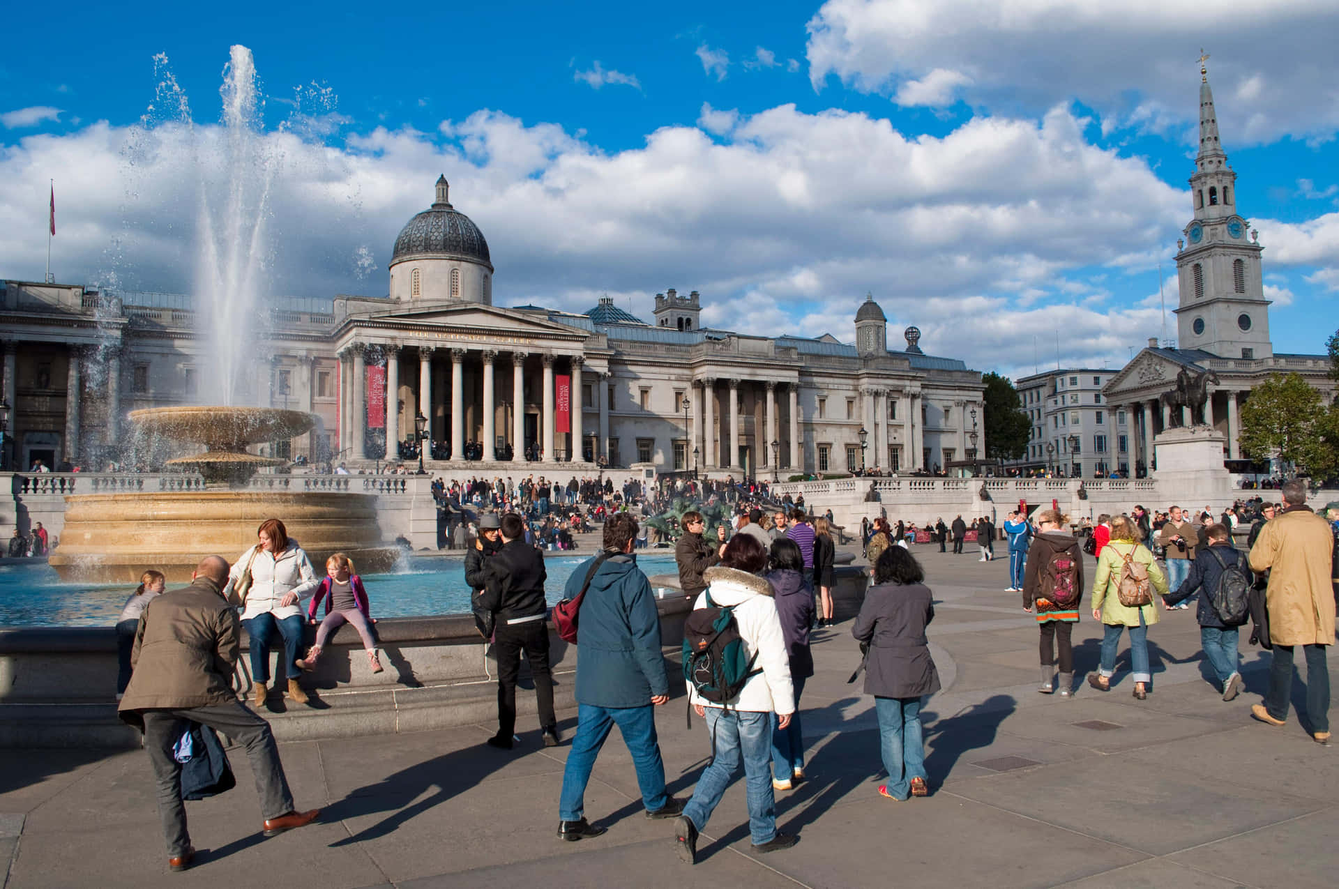 Trafalgar Square Bakgrunnsbildet