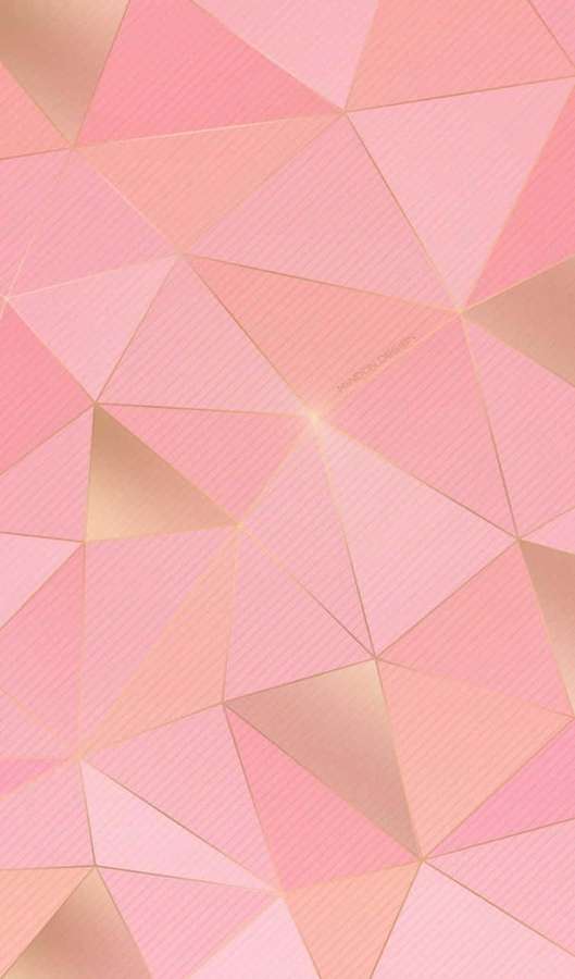 Patrón geométrico abstracto de triángulos rosa y rosa dorado con rayas diagonales. — Triángulo Fondos de pantalla