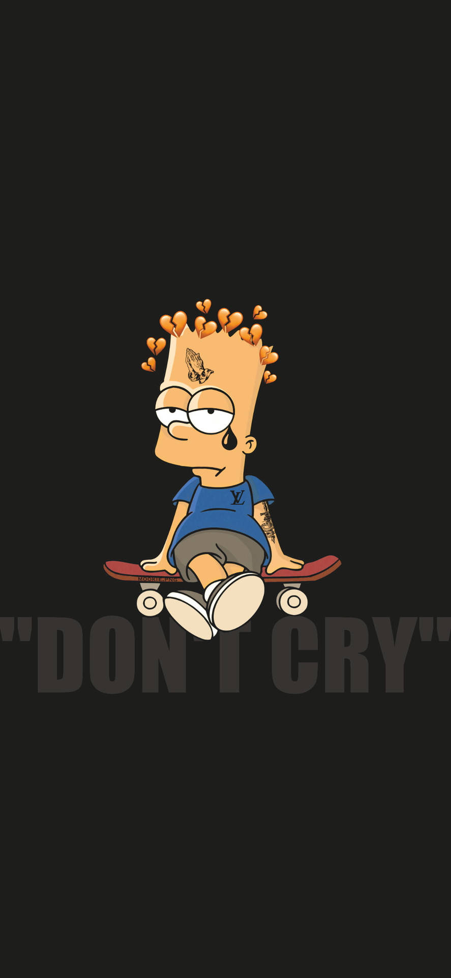 Tristes Simpsons Fondo de pantalla