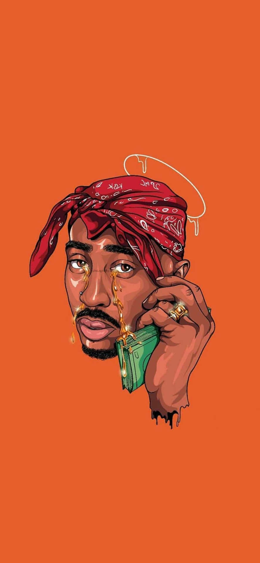 Tupac Kartun Wallpaper