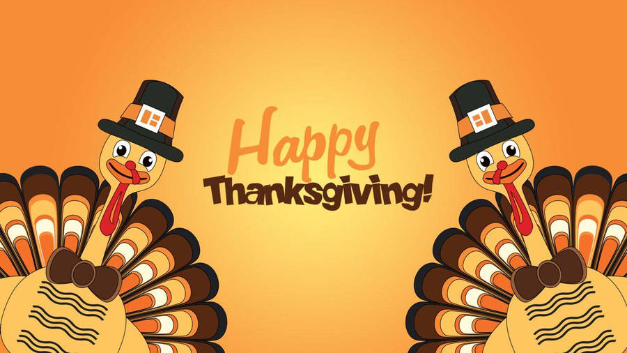 Turkey Happy Thanksgiving Wallpaper