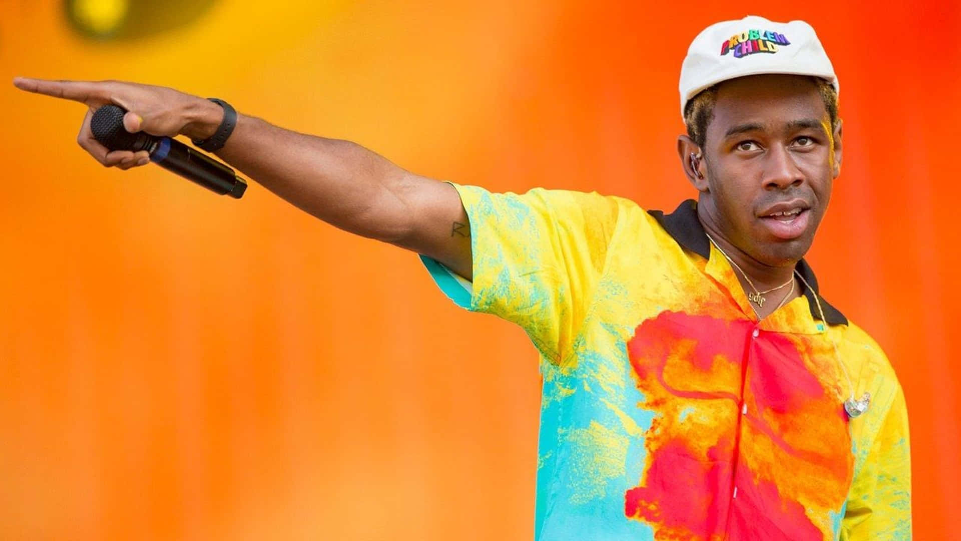 Tyler The Creator 4k Bakgrunnsbildet