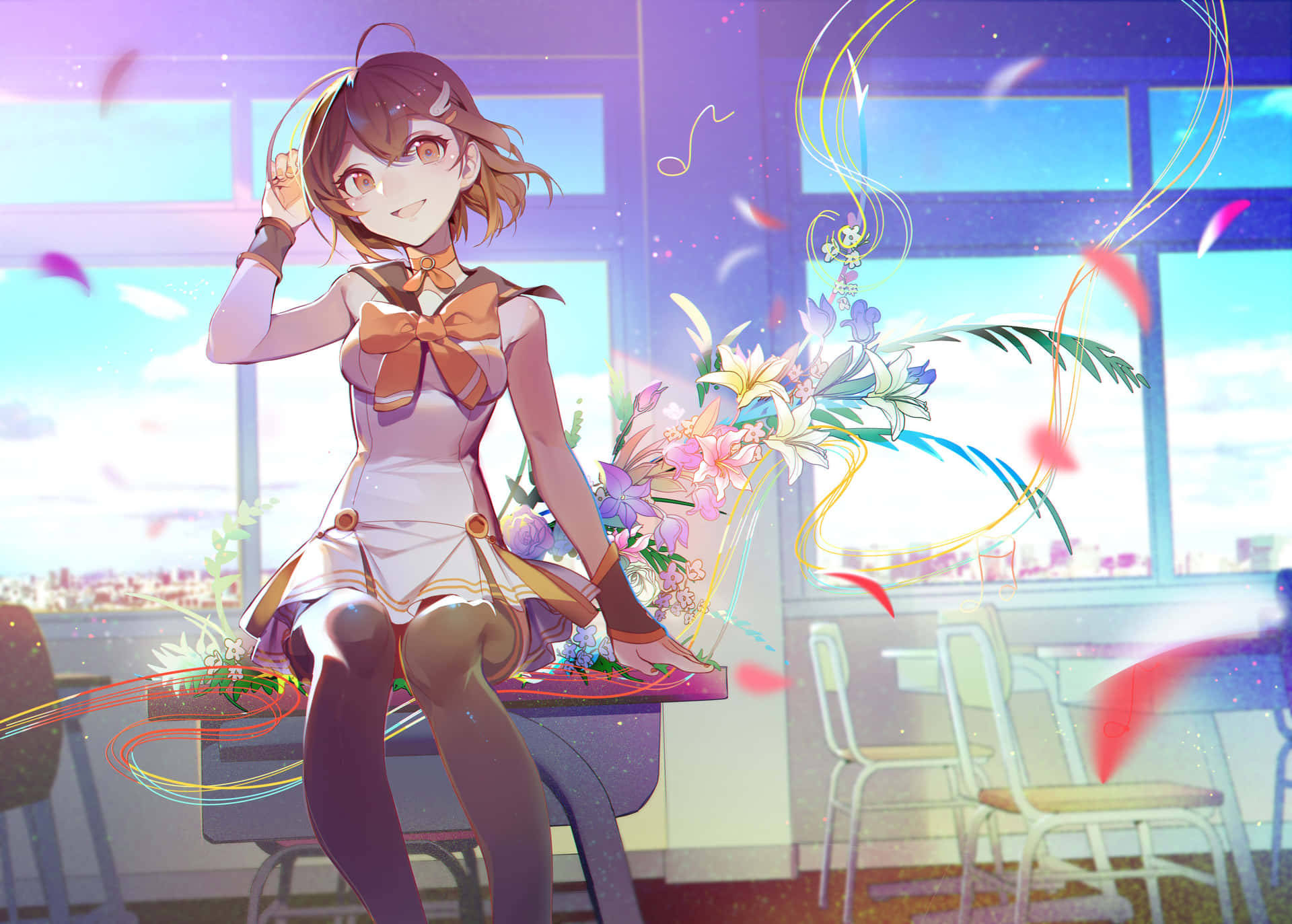 100+] Anime School Backgrounds