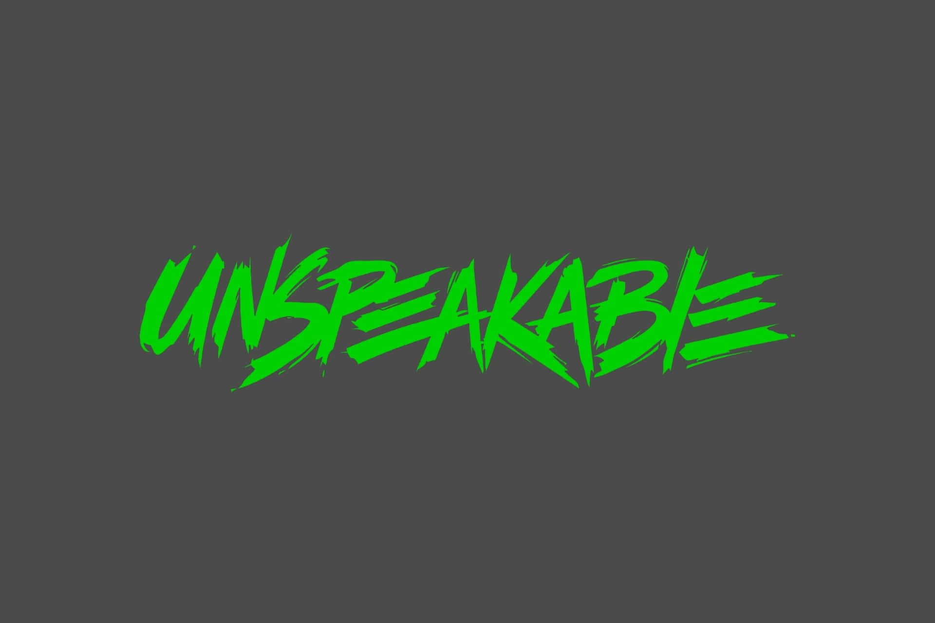 Unspeakable Logo Achtergrond