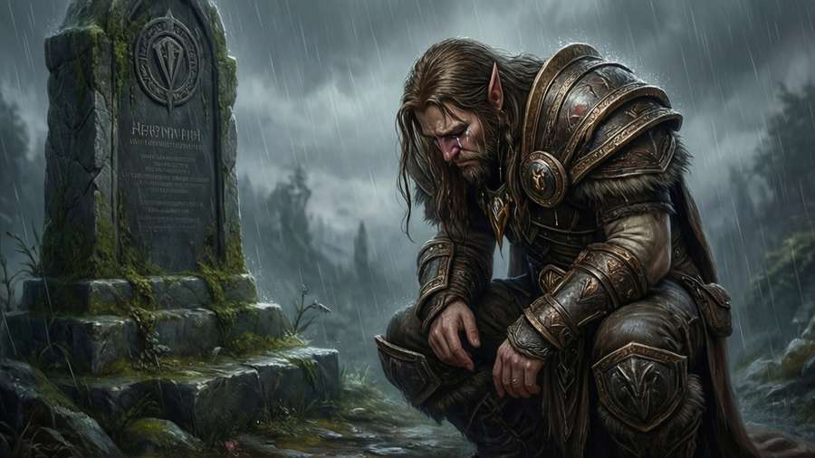 Mourning the Fallen — Varian Wrynn Wallpaper