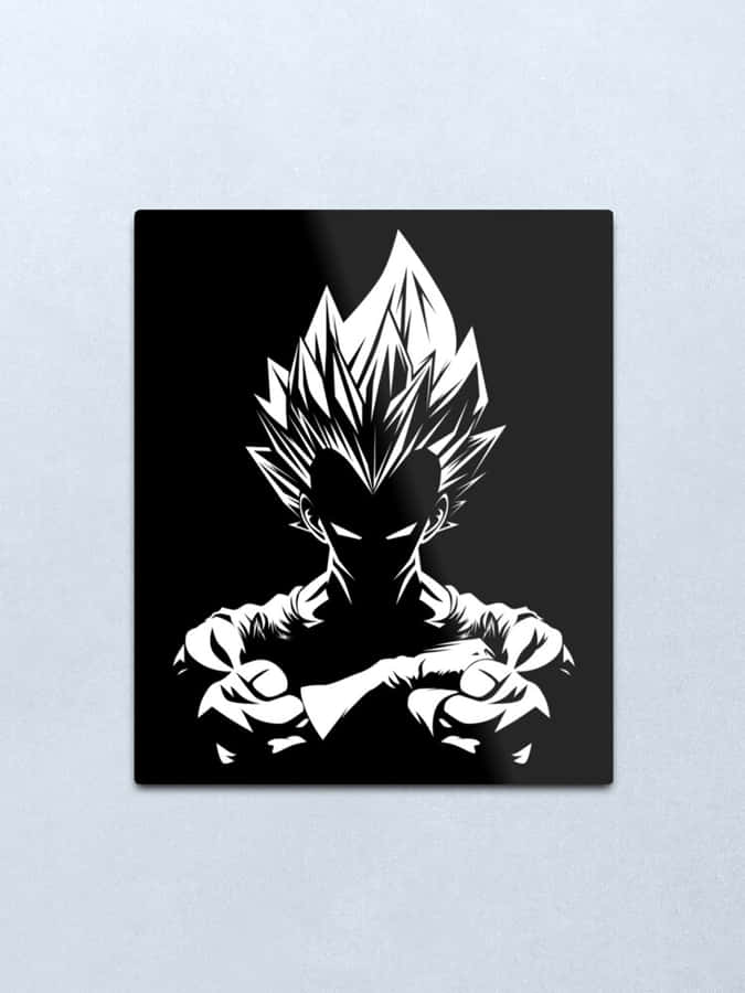 Vegeta Noir Et Blanc Fond d'écran