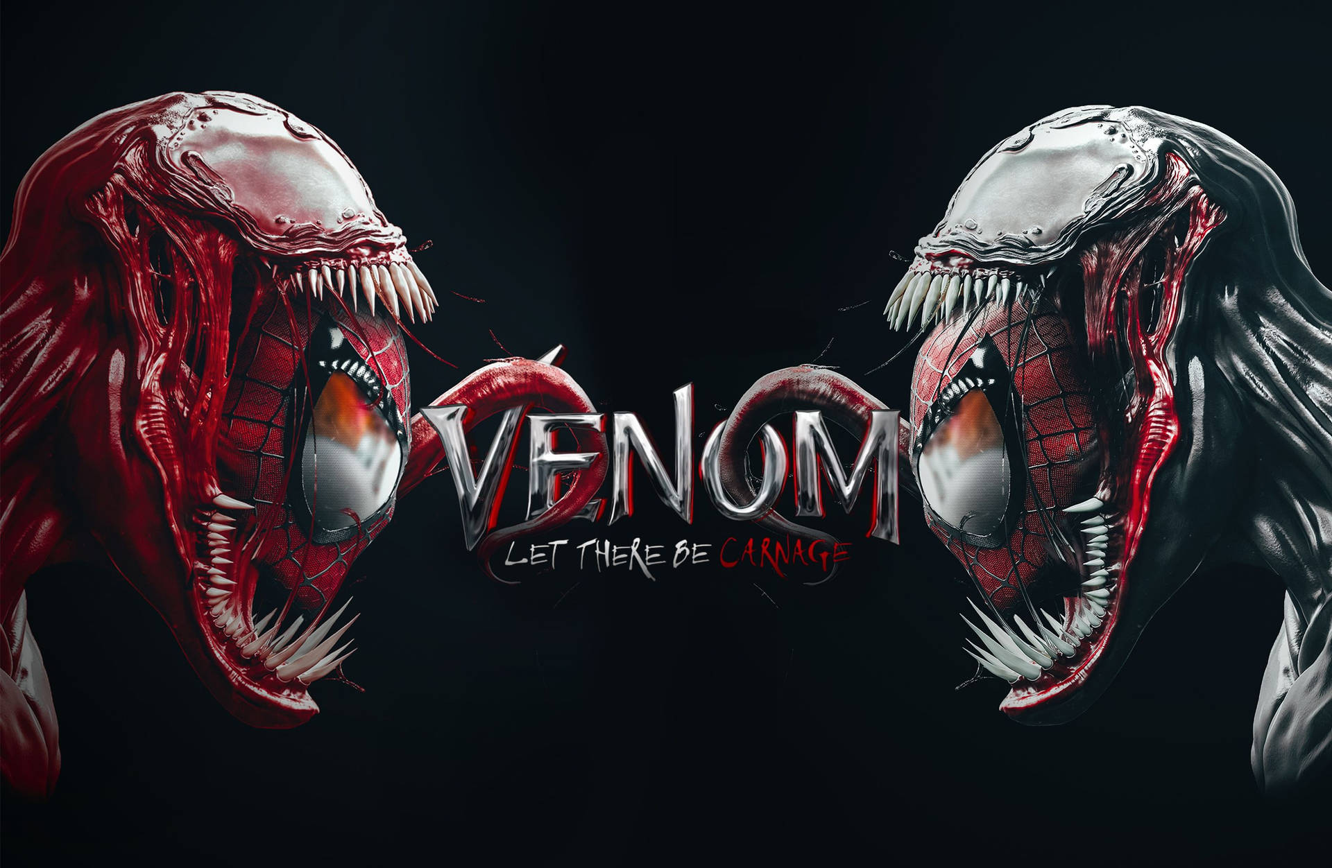 Venom Blodbad Wallpaper