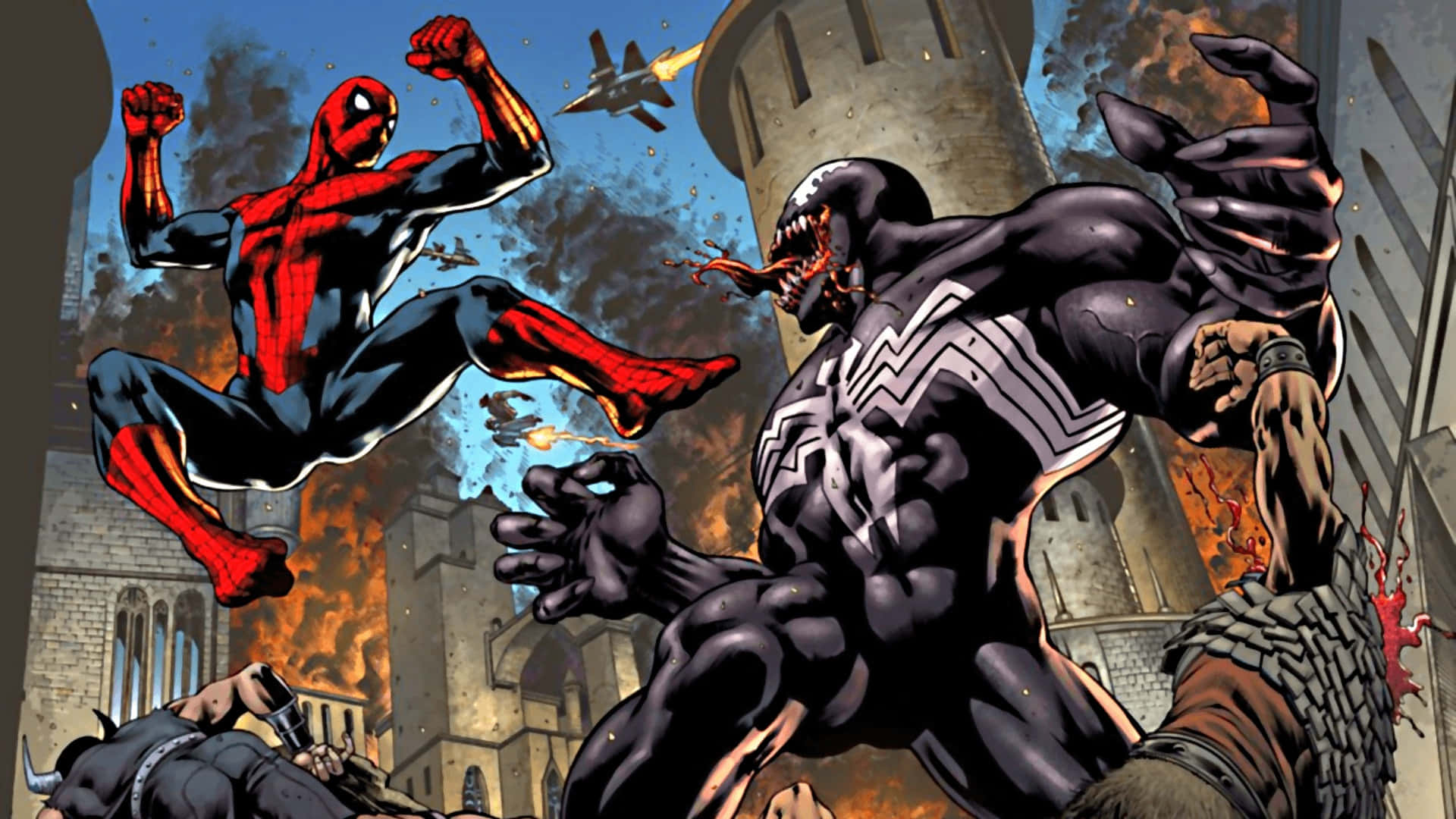 Venom Comic Book Fondo de pantalla