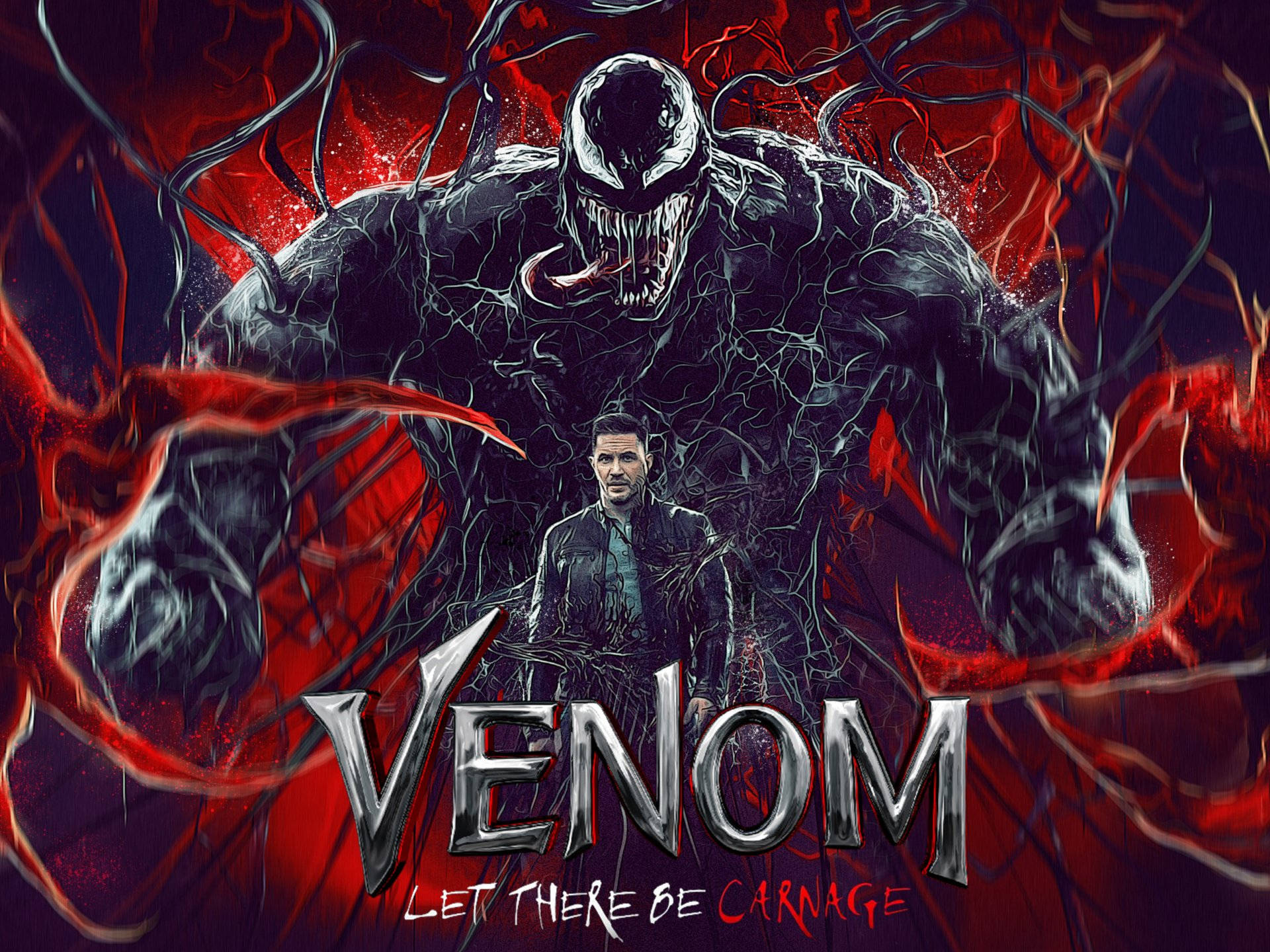 Venom Let There Be Carnage Background Wallpaper