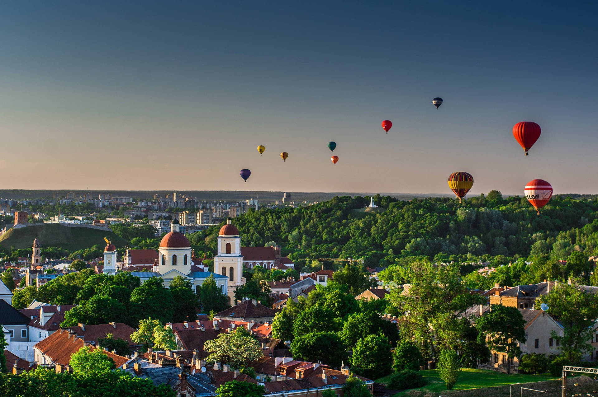 Vilnius Bakgrunnsbildet