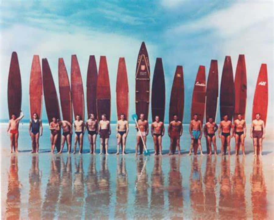 Vintage Surf Wallpaper