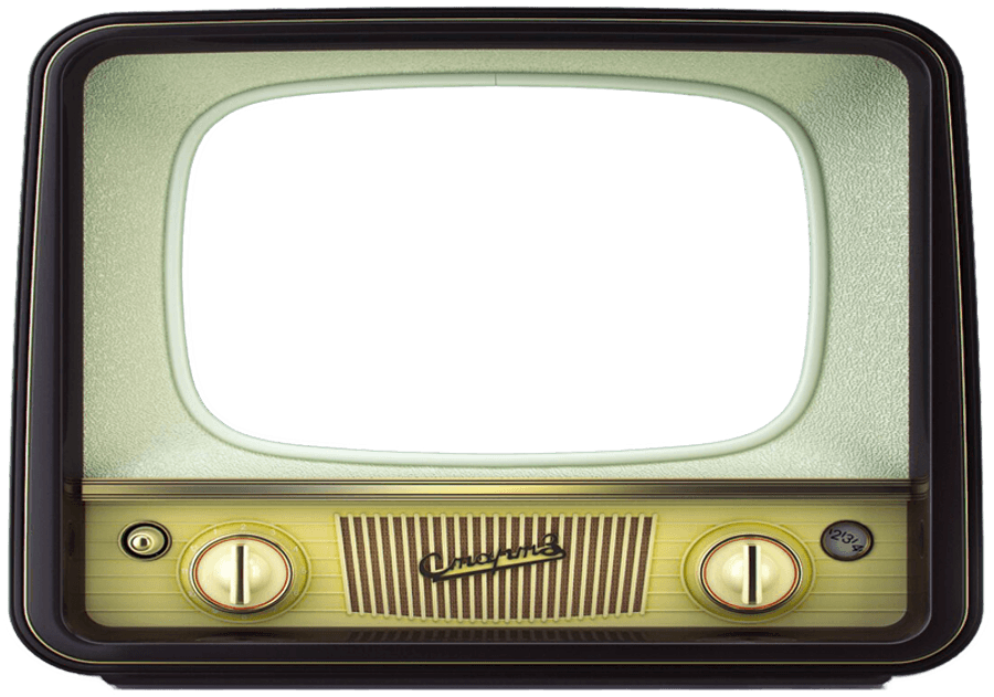 Vintage Television Png