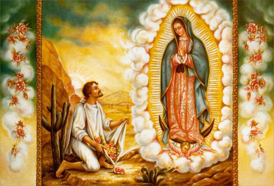 Virgen De Guadalupe Papel de Parede