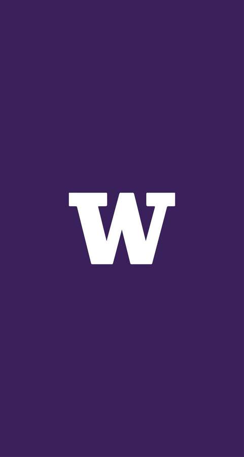 Ein weißes großes W auf einem violetten Hintergrund. — W Bilder