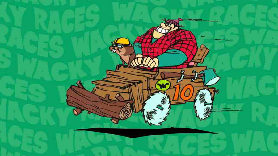 Wacky Races Bakgrunnsbildet