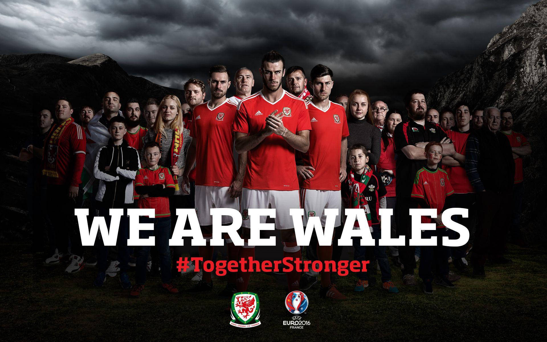 Wales' Fodboldlandshold Wallpaper