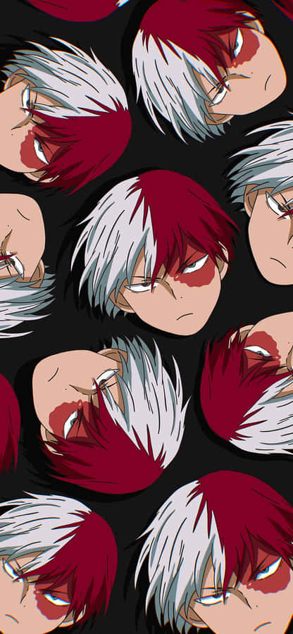 Wallpaper Hitam Todoroki Wallpaper