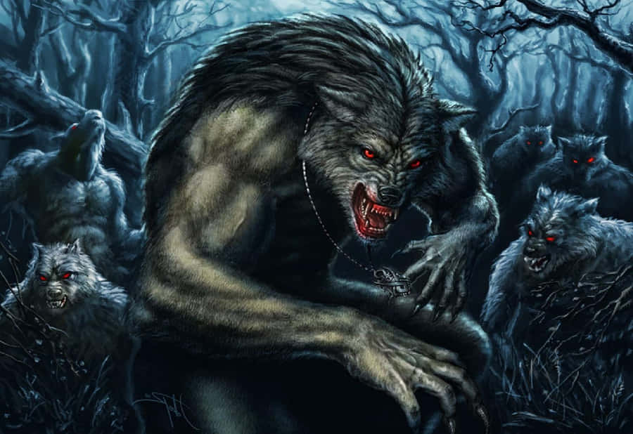 Werewolf Background Wallpaper