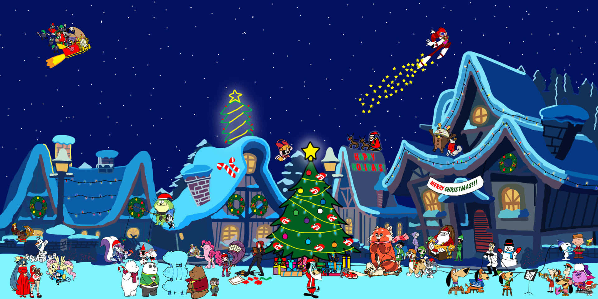 Whoville Background Wallpaper