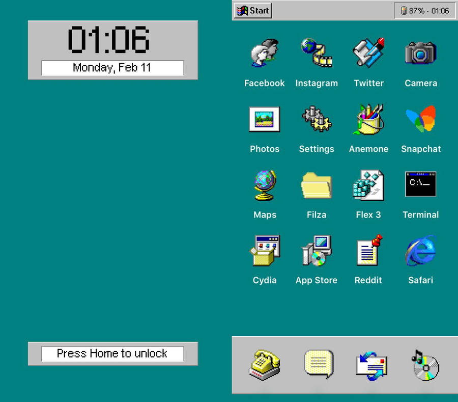 Windows 98 Hintergrund