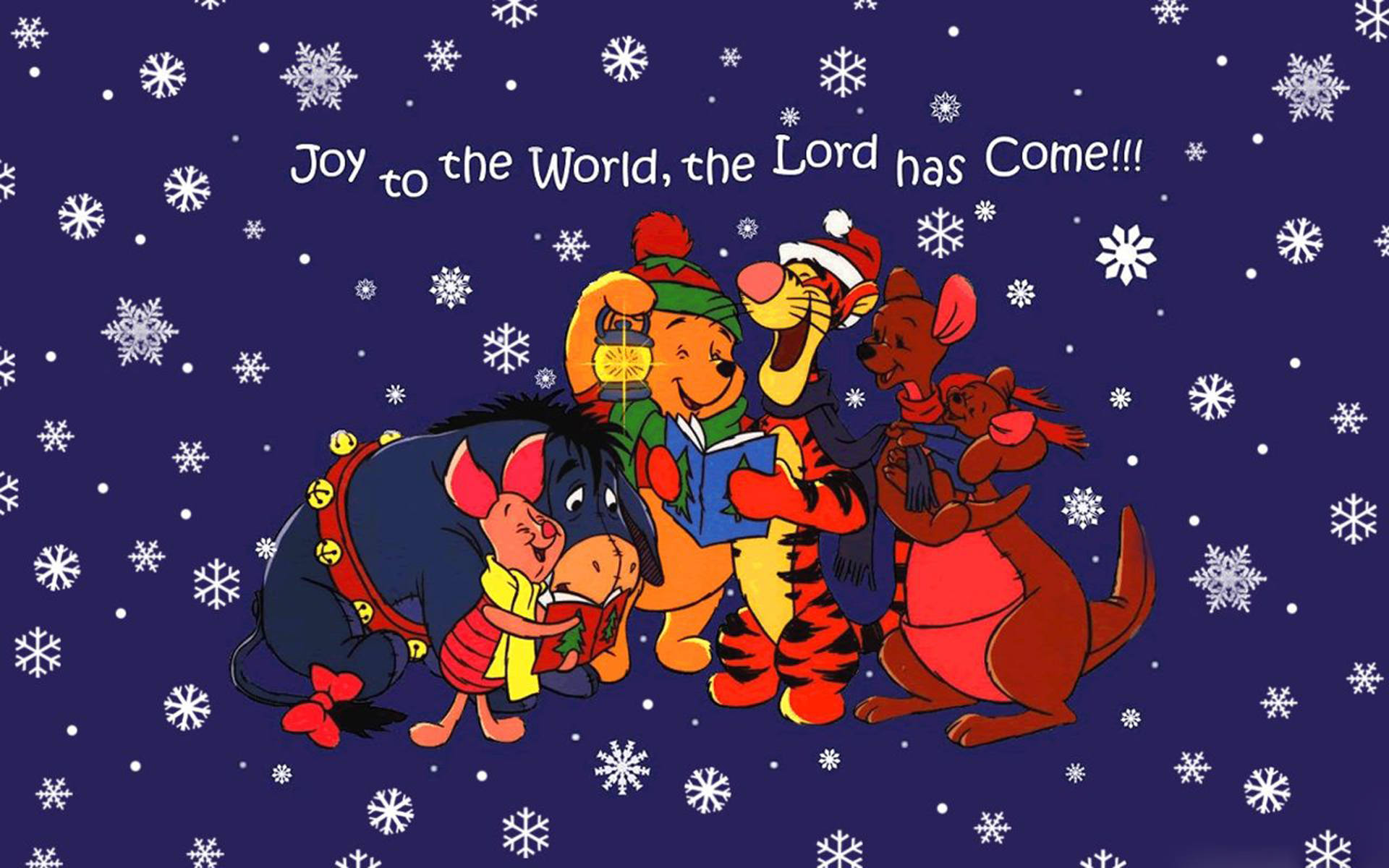 Winnie The Pooh Christmas Pictures Wallpaper