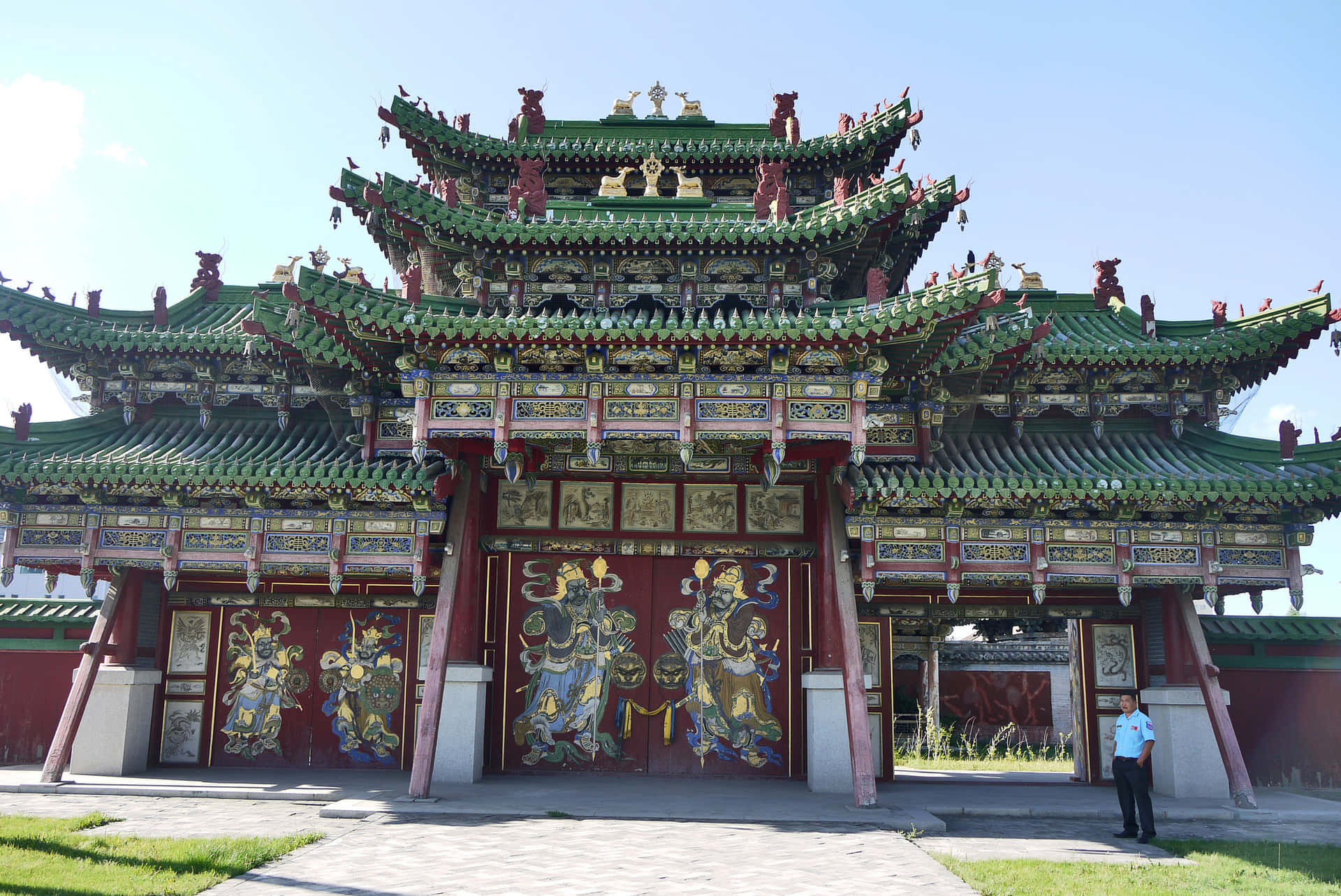 Winter Palace Of The Bogd Khan Achtergrond