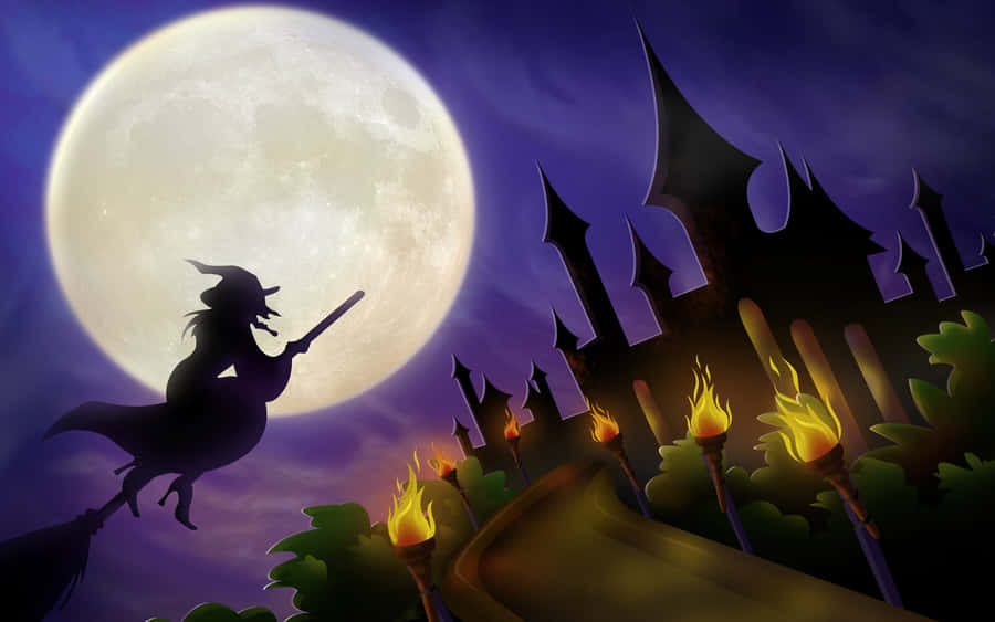 Witch Background Wallpaper