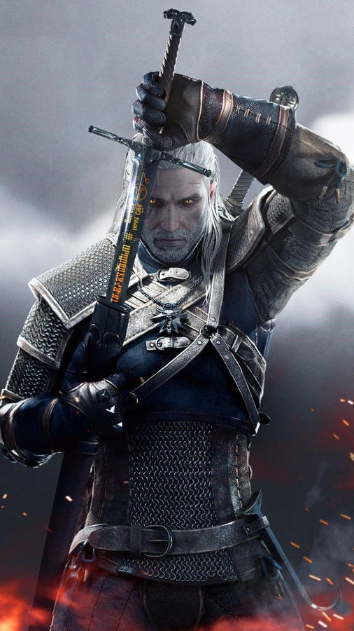 Witcher 3 Iphone Bakgrunnsbildet