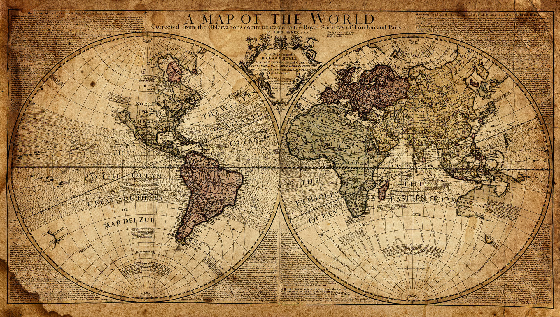 World Map 4k Wallpaper