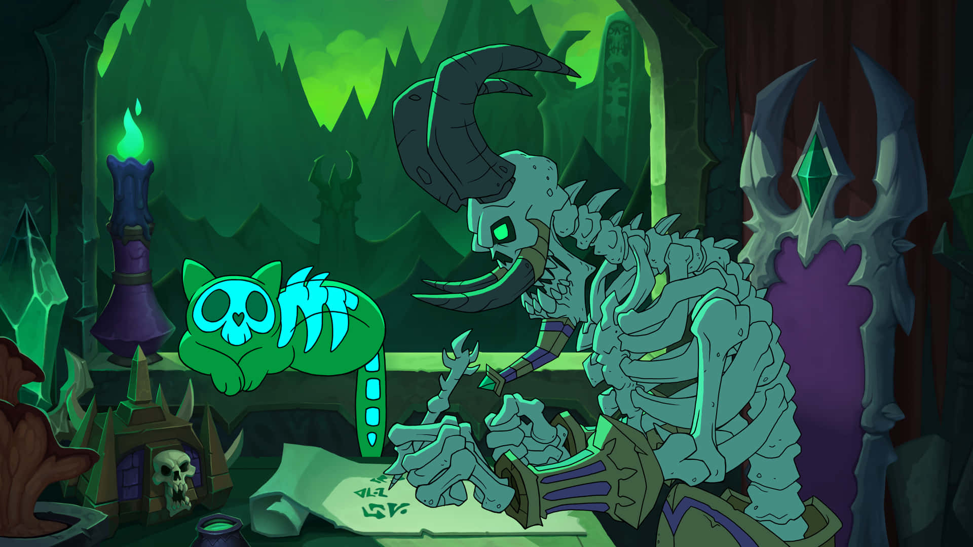 World Of Warcraft Shadowlands Papel de Parede