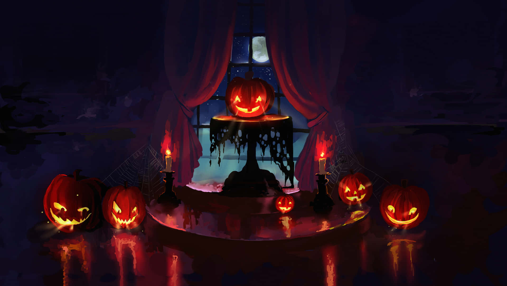 Wunderschöner Halloween Hintergrund