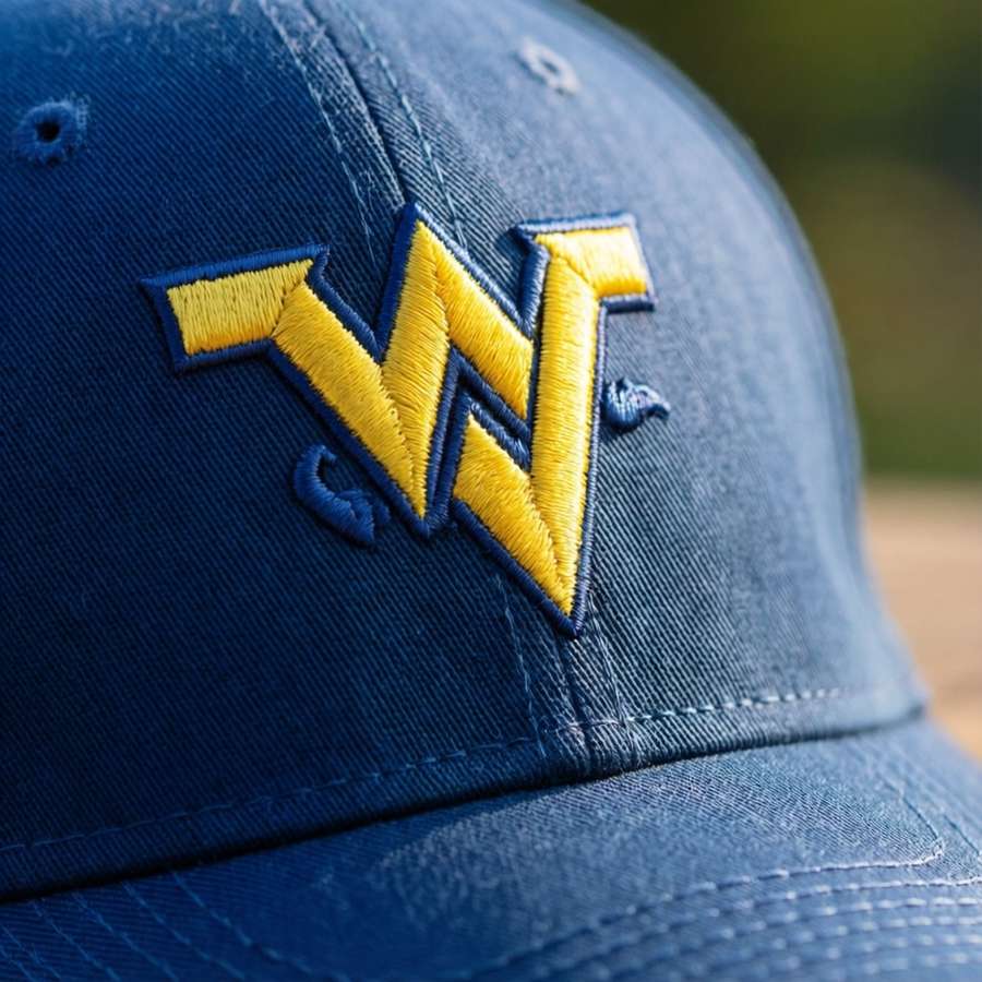 WVU Cap Embroidery — Wvu Achtergronden