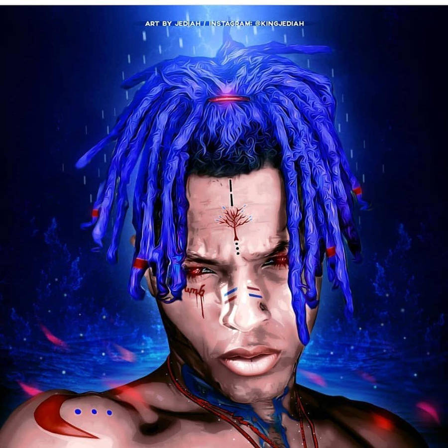 Xxxtentacion Cartoon Sfondo