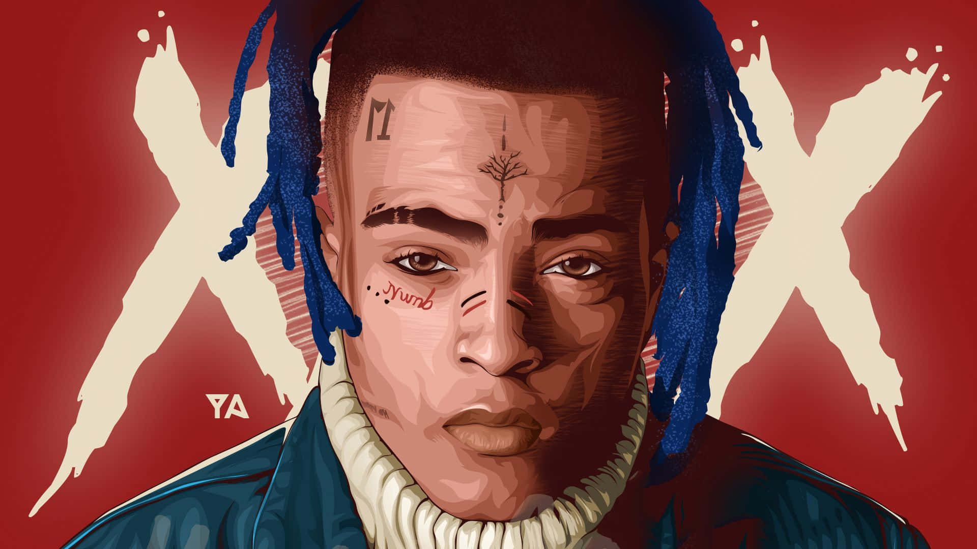 Xxxtentacion Dessin Animé Anime Fond d'écran