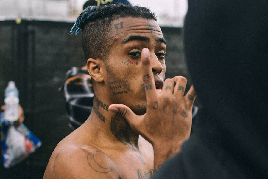 Xxxtentacion Sullo Sfondo Del Computer