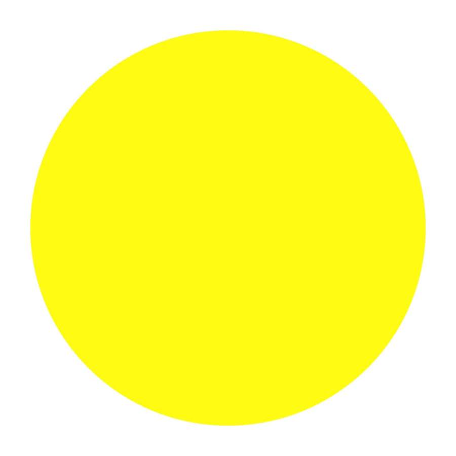 A bright yellow circle on a white background. — Yellow Circle Wallpaper