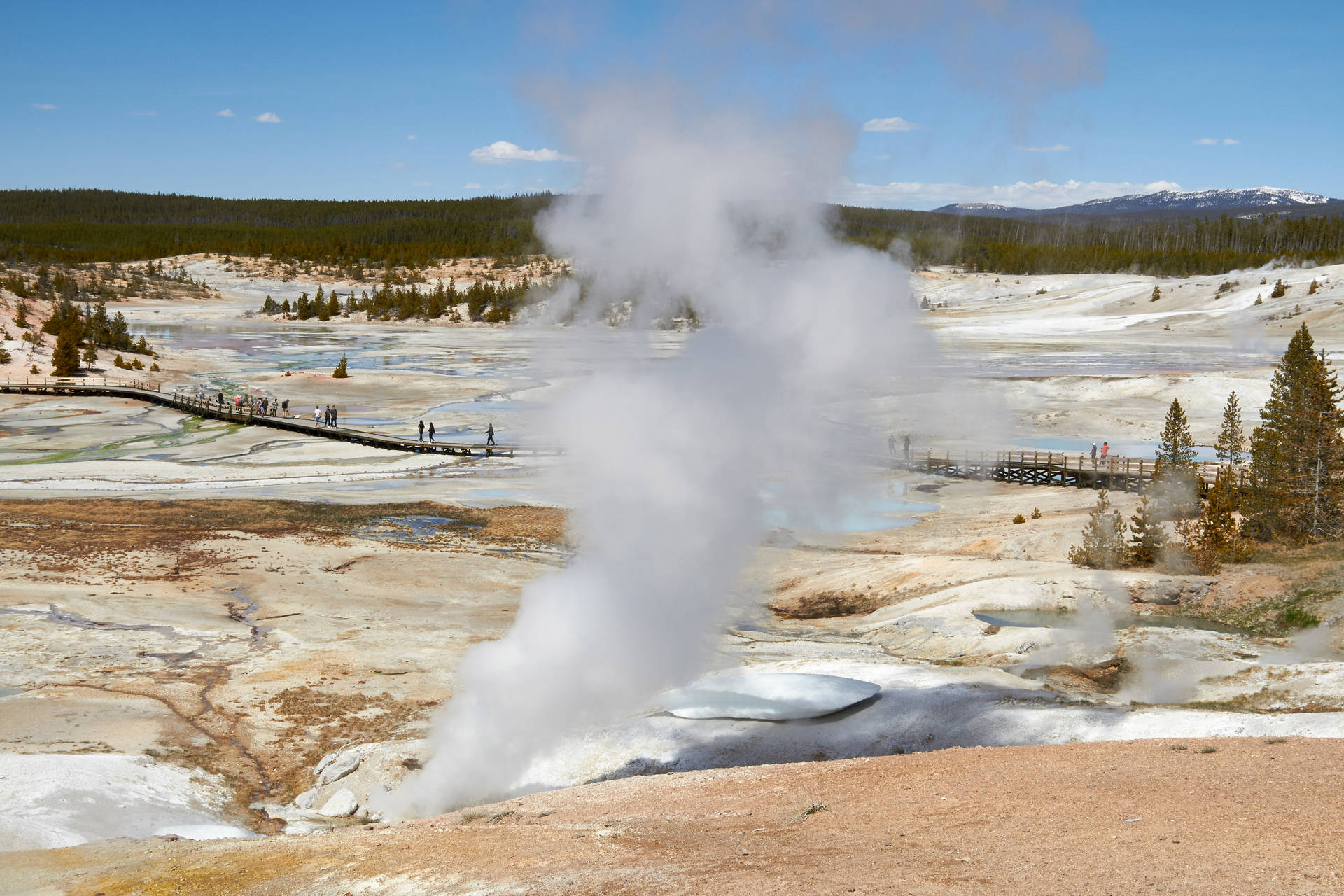 Yellowstone National Park Achtergrond