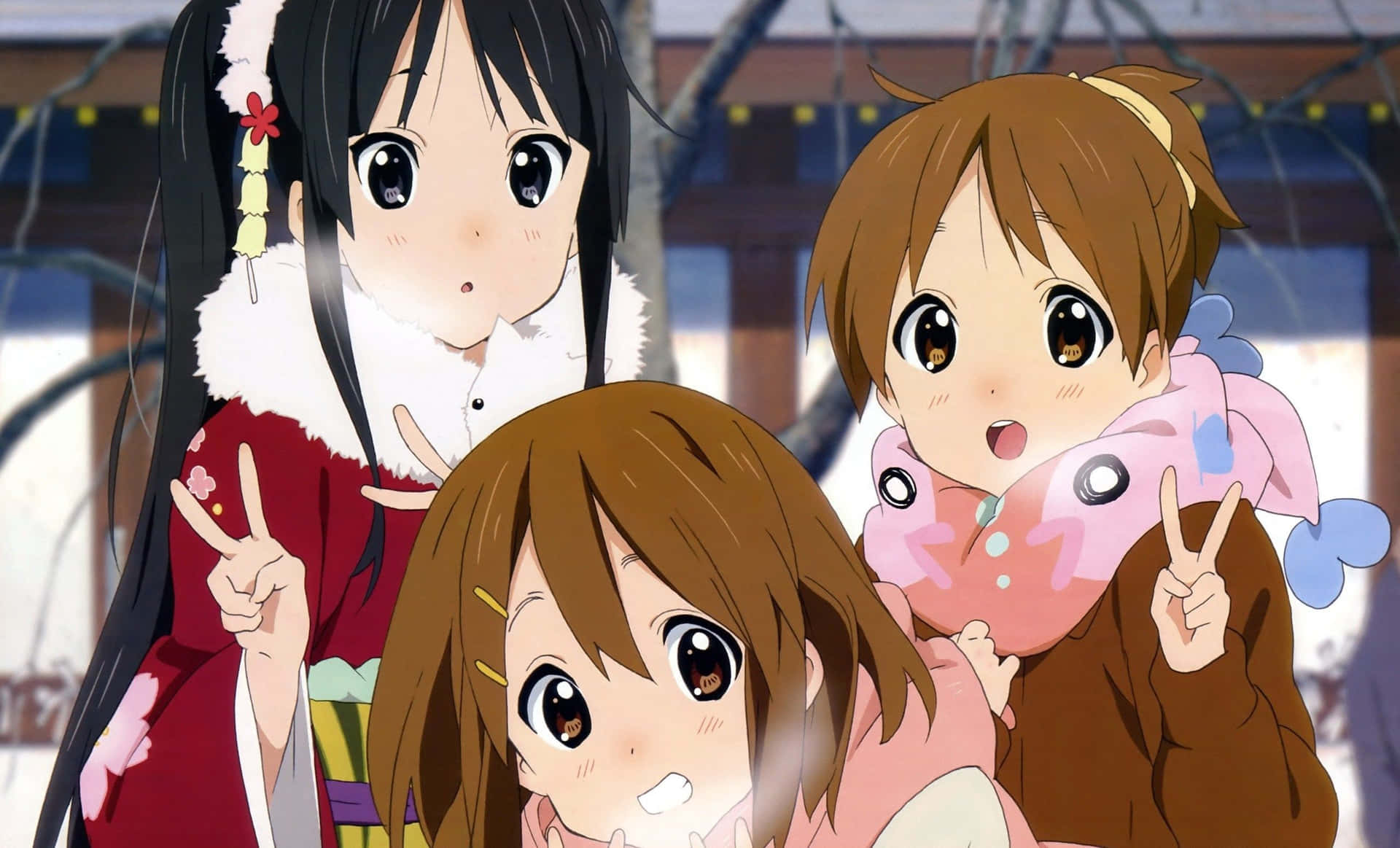 Yui Hirasawa Bakgrunnsbildet