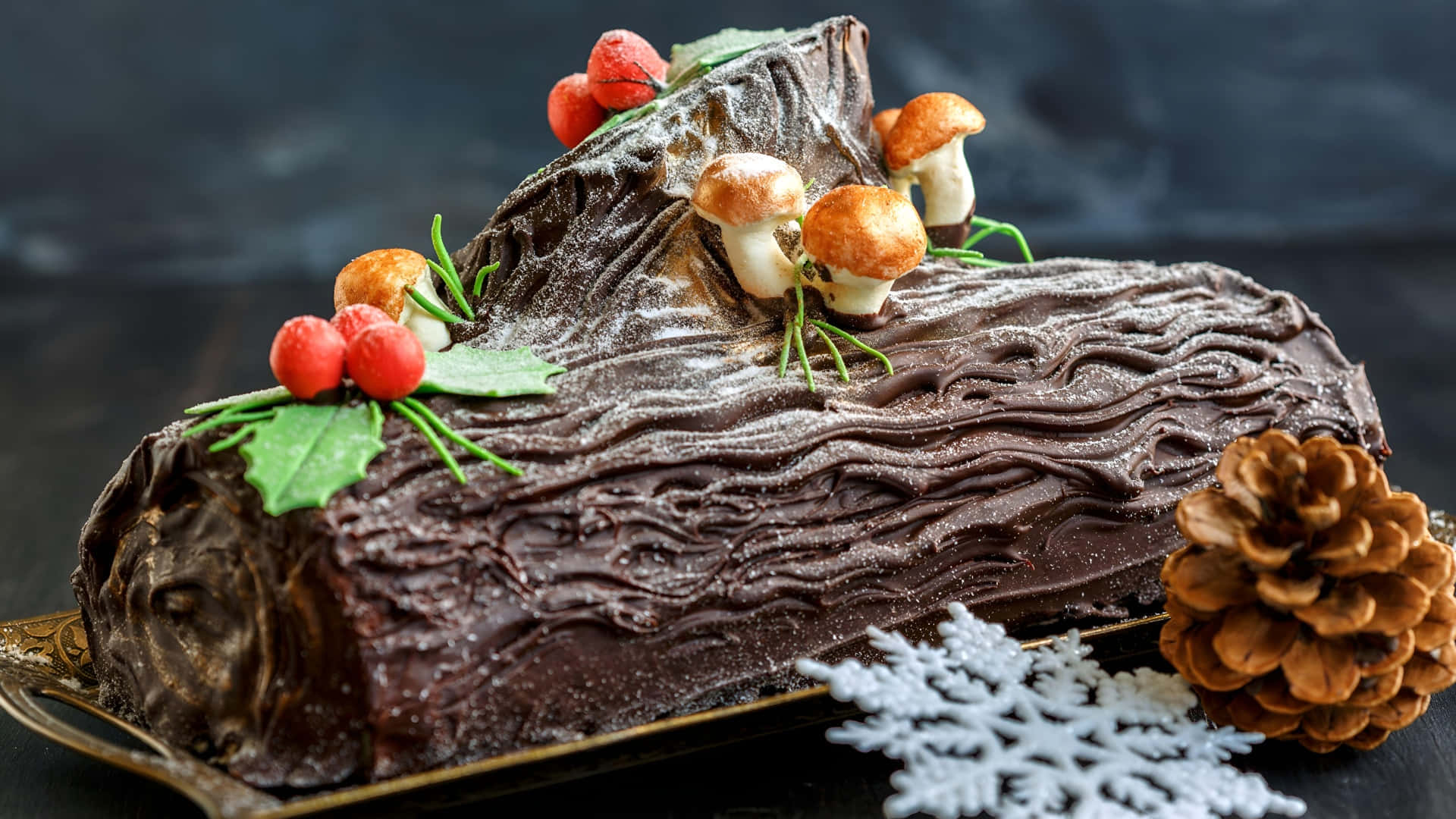 Yule Log Achtergrond