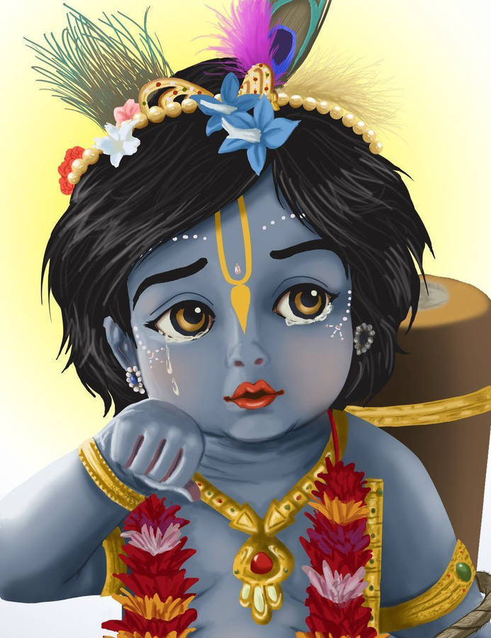 Zeichentrickfilm Krishna Wallpaper
