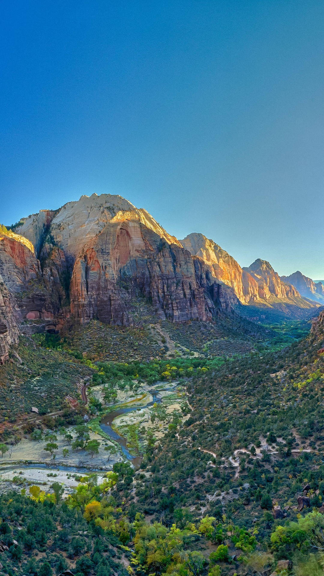 Zion Nasjonalpark Bakgrunnsbildet